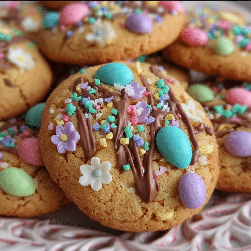Easter Cookies With Chocolate