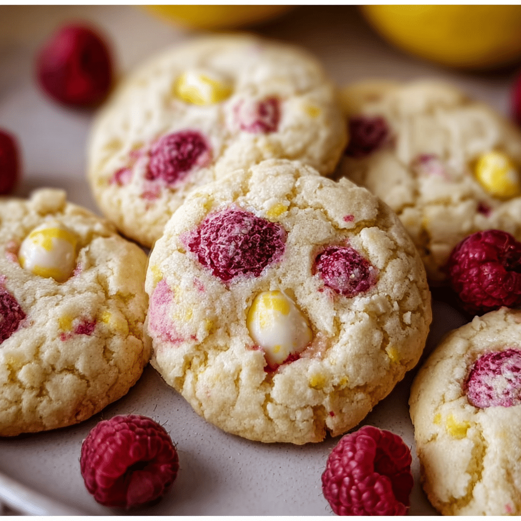 Easter Lemon Raspberry Cookies 2