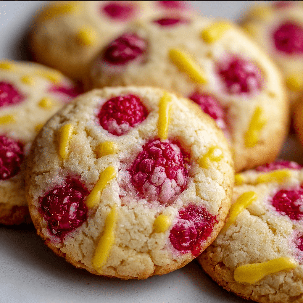 Easter Lemon Raspberry Cookies 3
