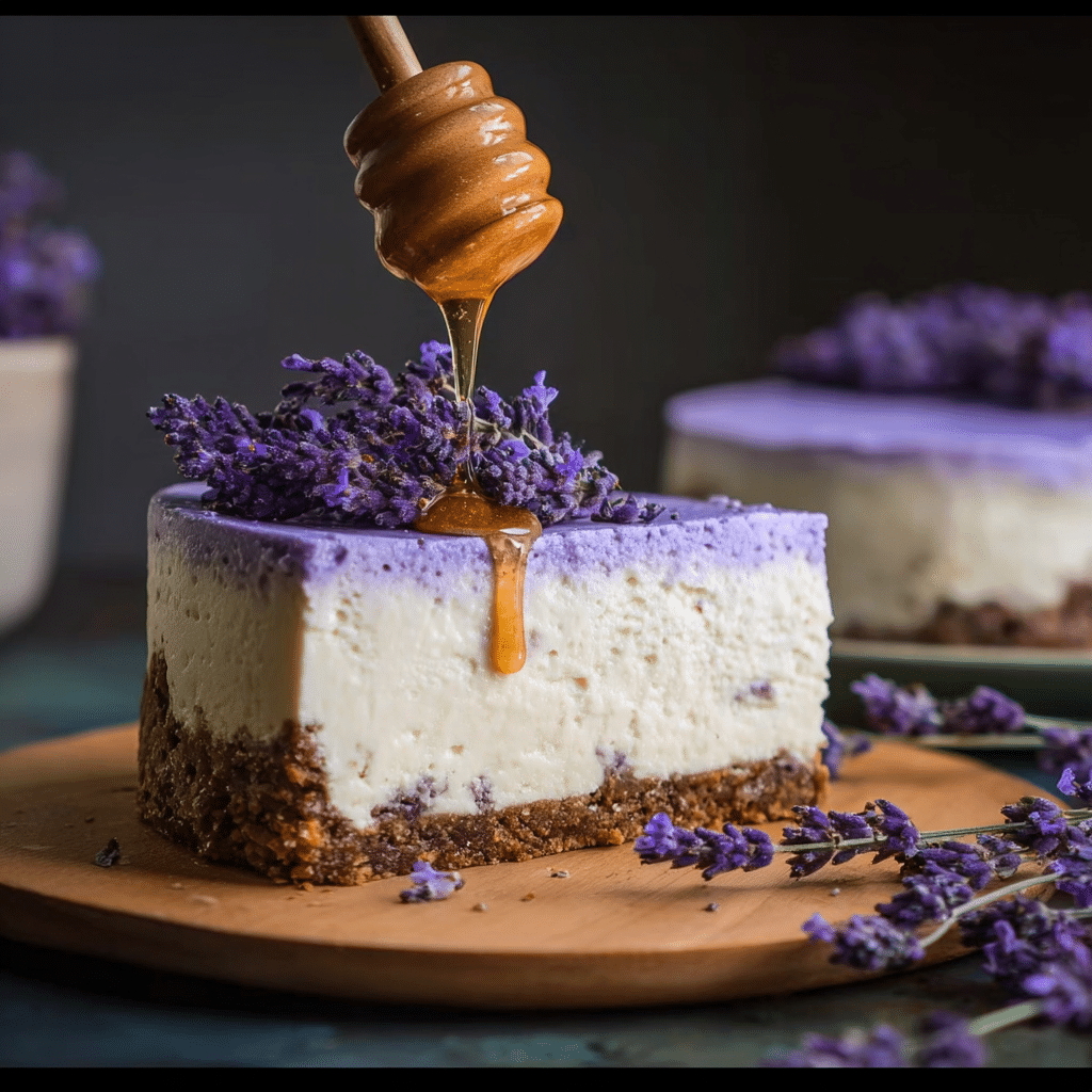 Honey Lavender Cheesecake 3