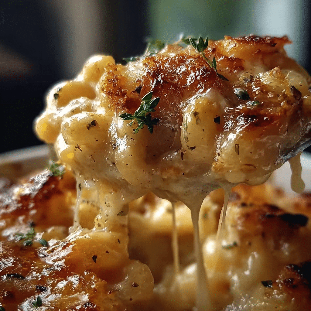 French Onion Soup Mac & Cheese