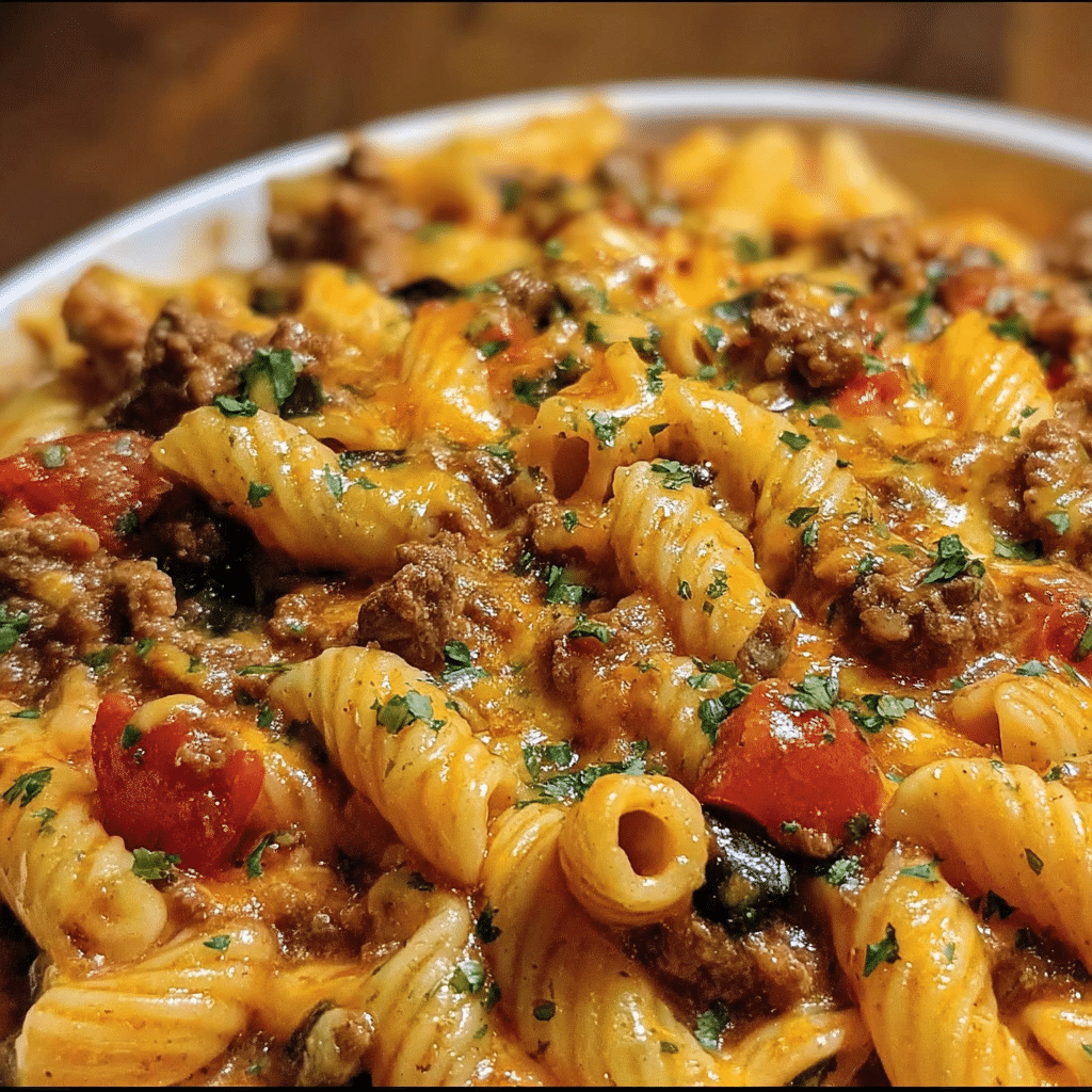 Festive Rotel Pasta Fiesta Dinner Idea