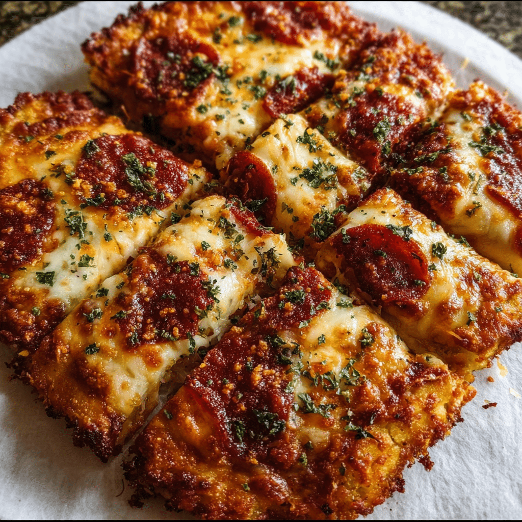 High-Protein Chicken Crust Pizza