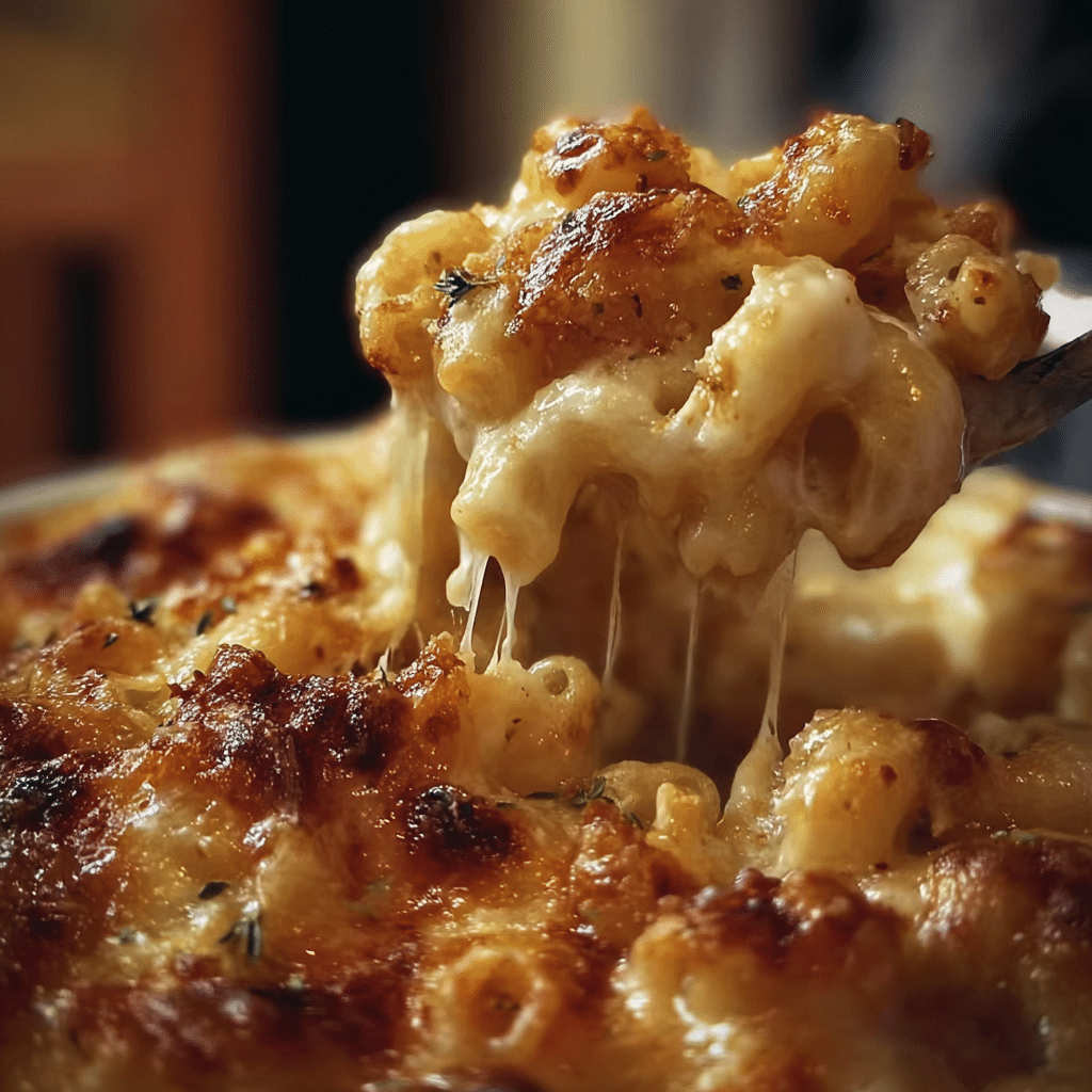 French Onion Soup Mac & Cheese