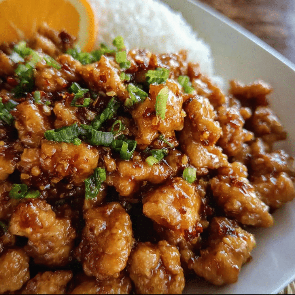 Ground Orange Chicken