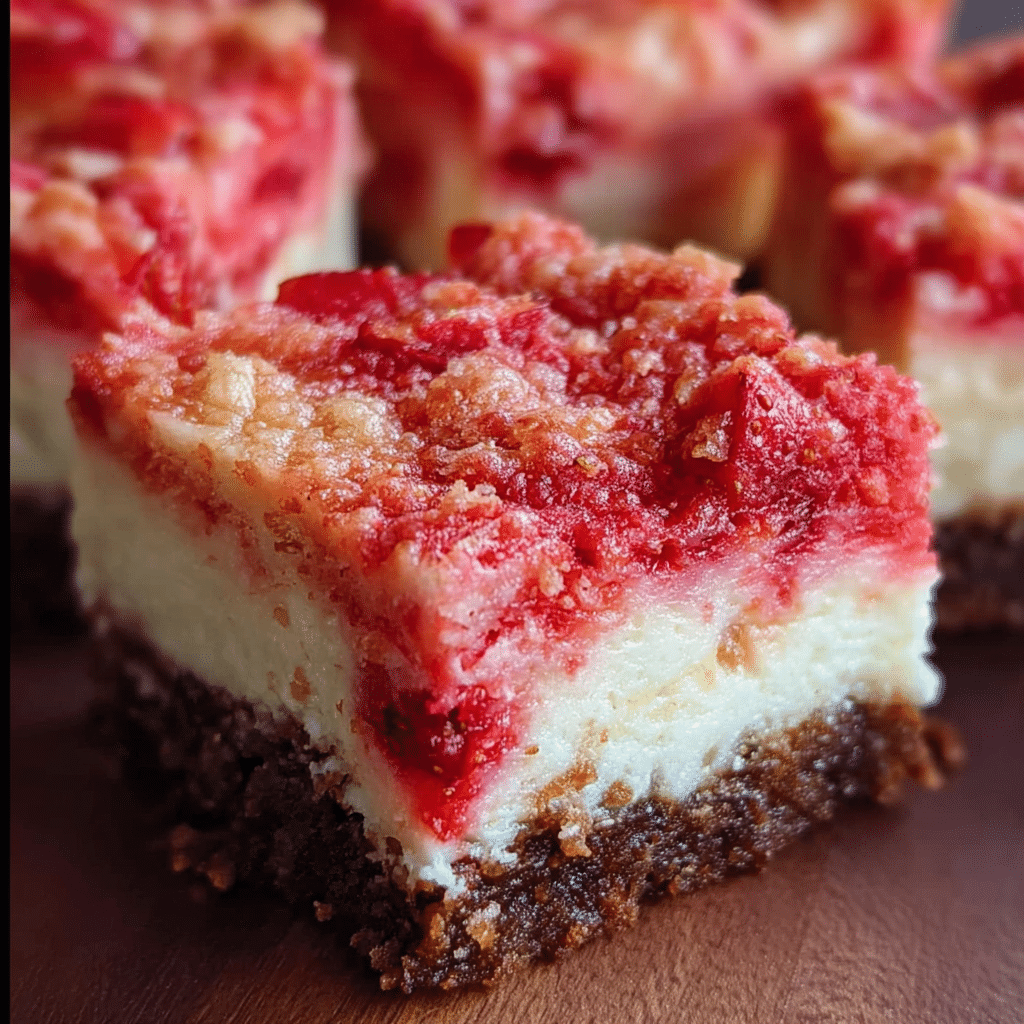 strawberry cheesecake brownies