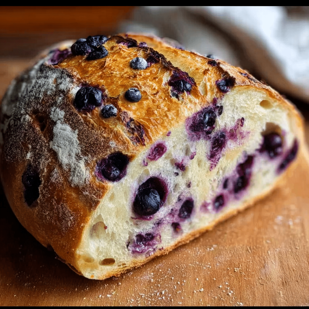 Lemon Blueberry Sourdough Bread