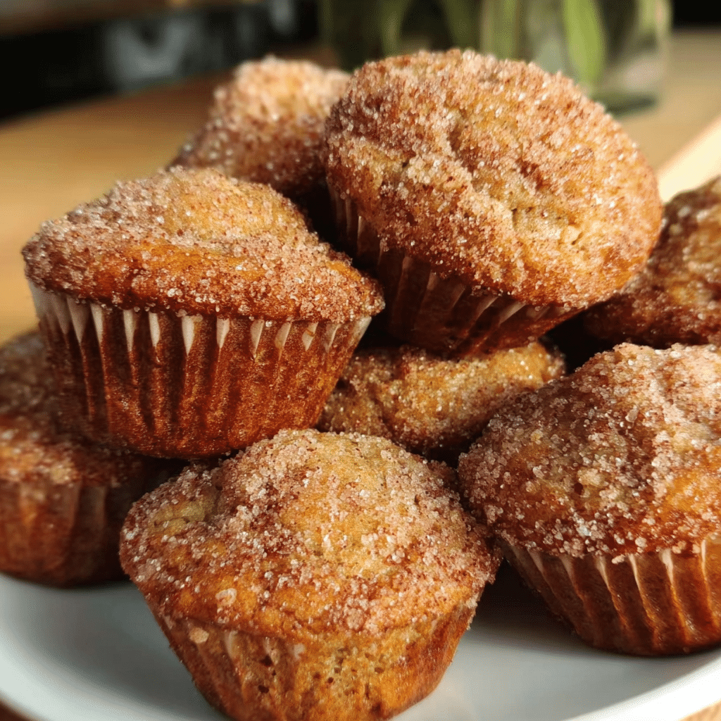 Mini Cinnamon Banana Muffins