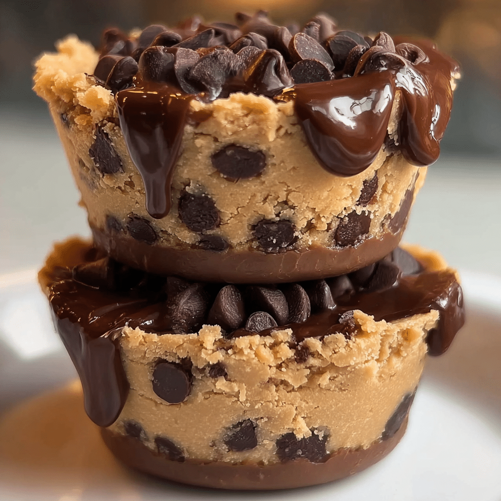 Chocolate Chip Cookie Dough Cups