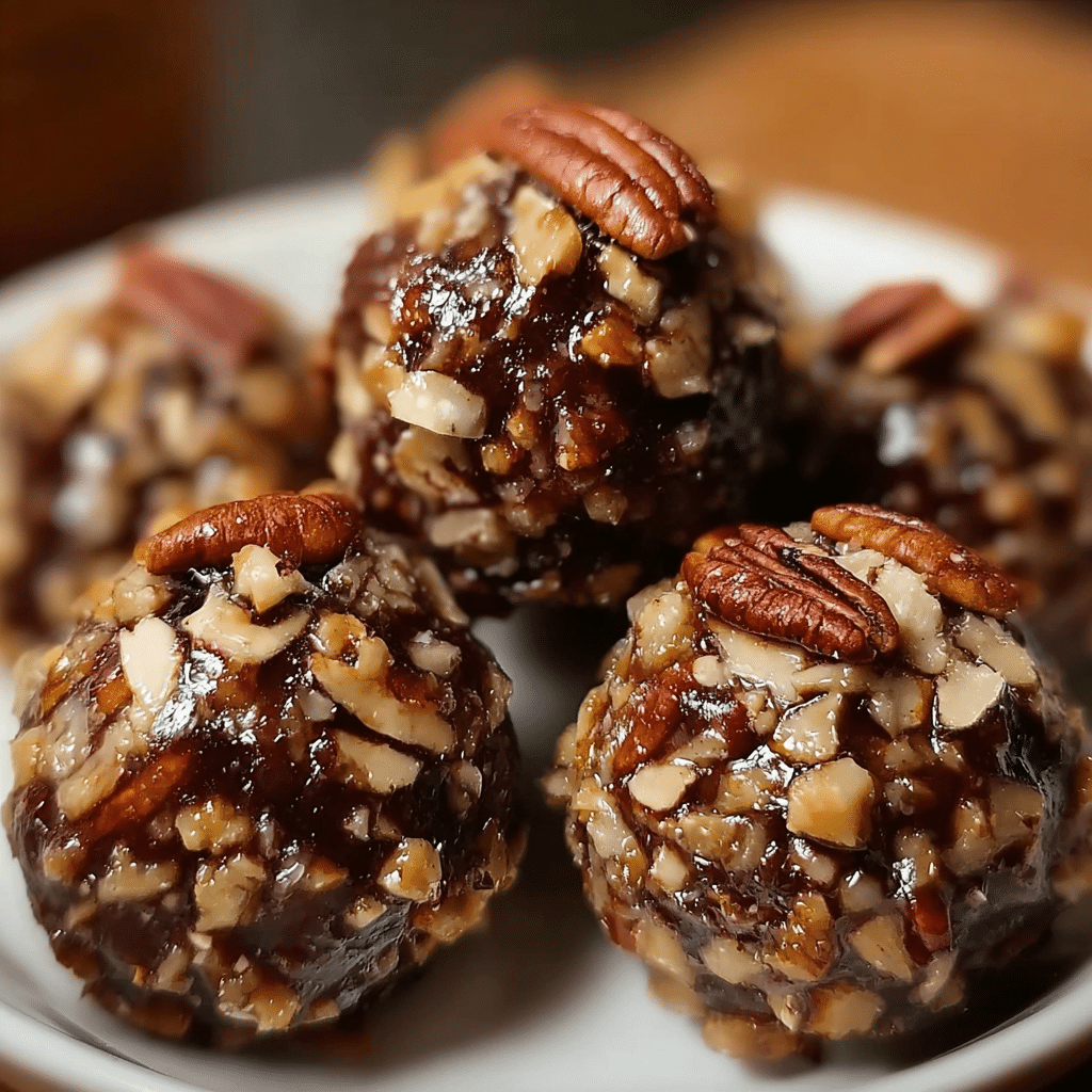 No Bake Pecan Pie Balls