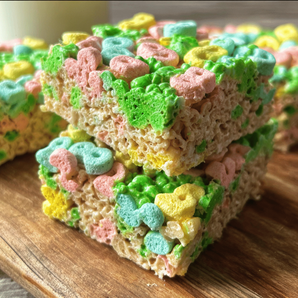 Lucky Charms Rice Krispie Treats