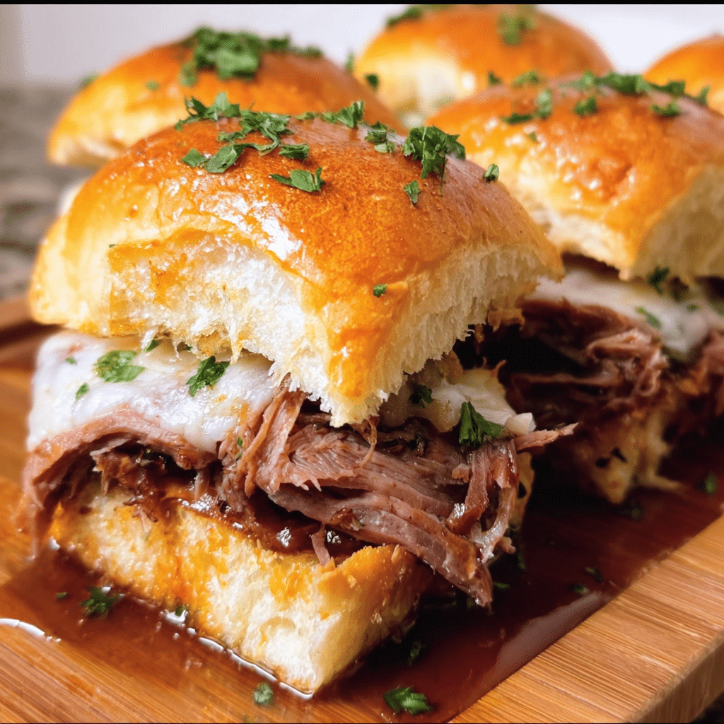 Easy French Dip Sliders