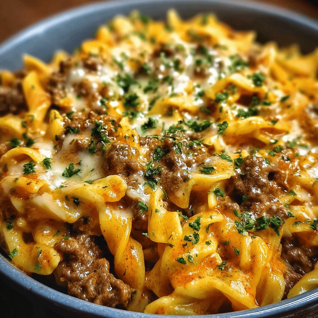 Quick Creamy Beef Pasta