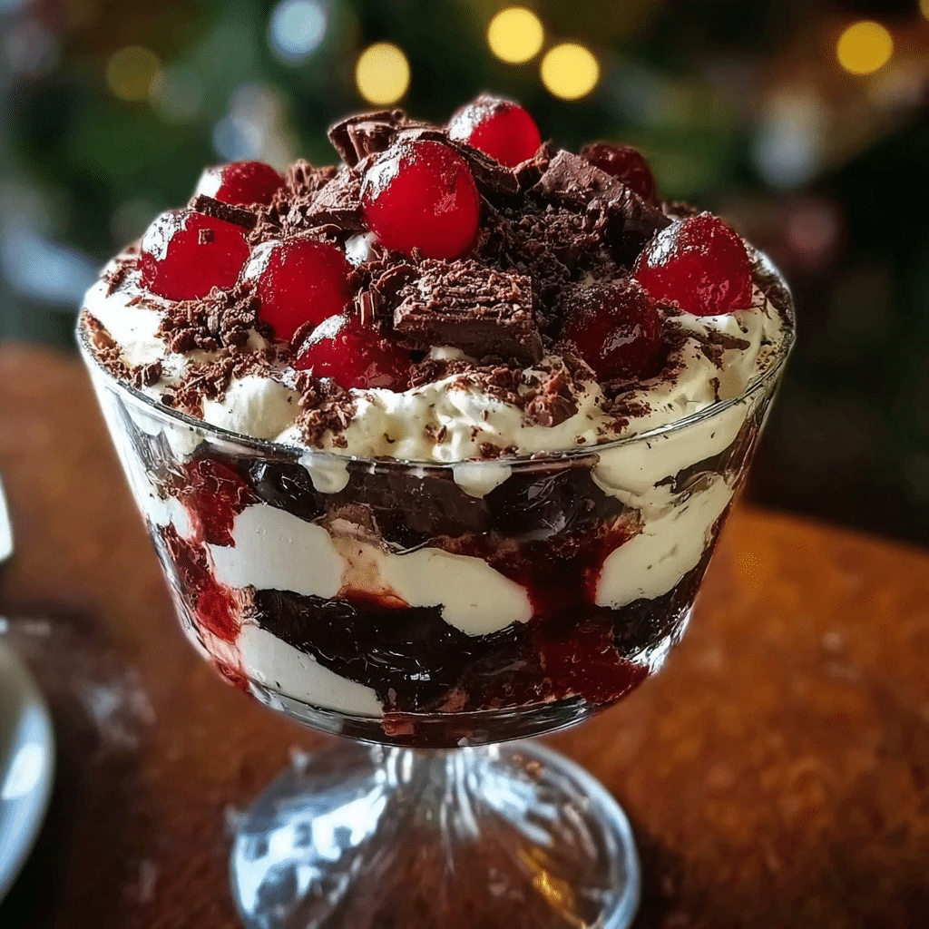 Christmas Black Forest Trifle