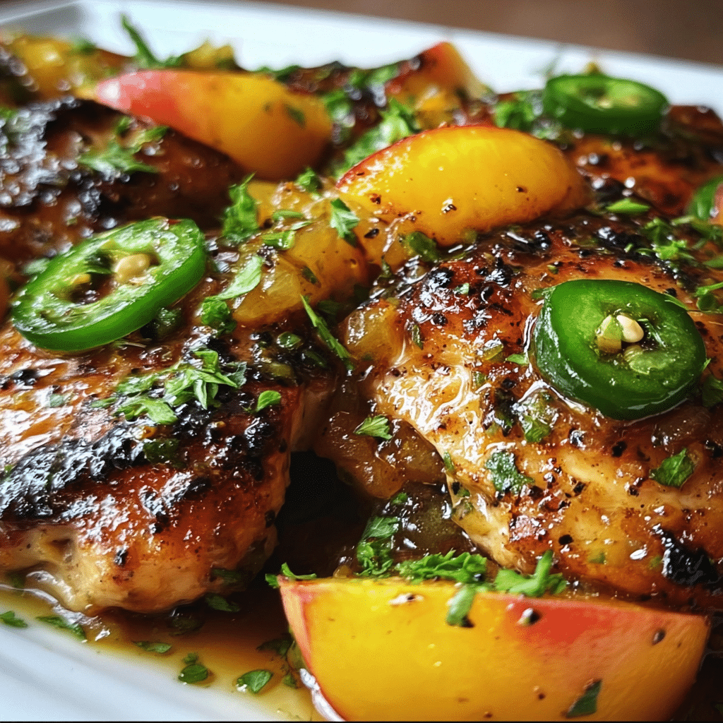 Jalapeno Peach Chicken 3