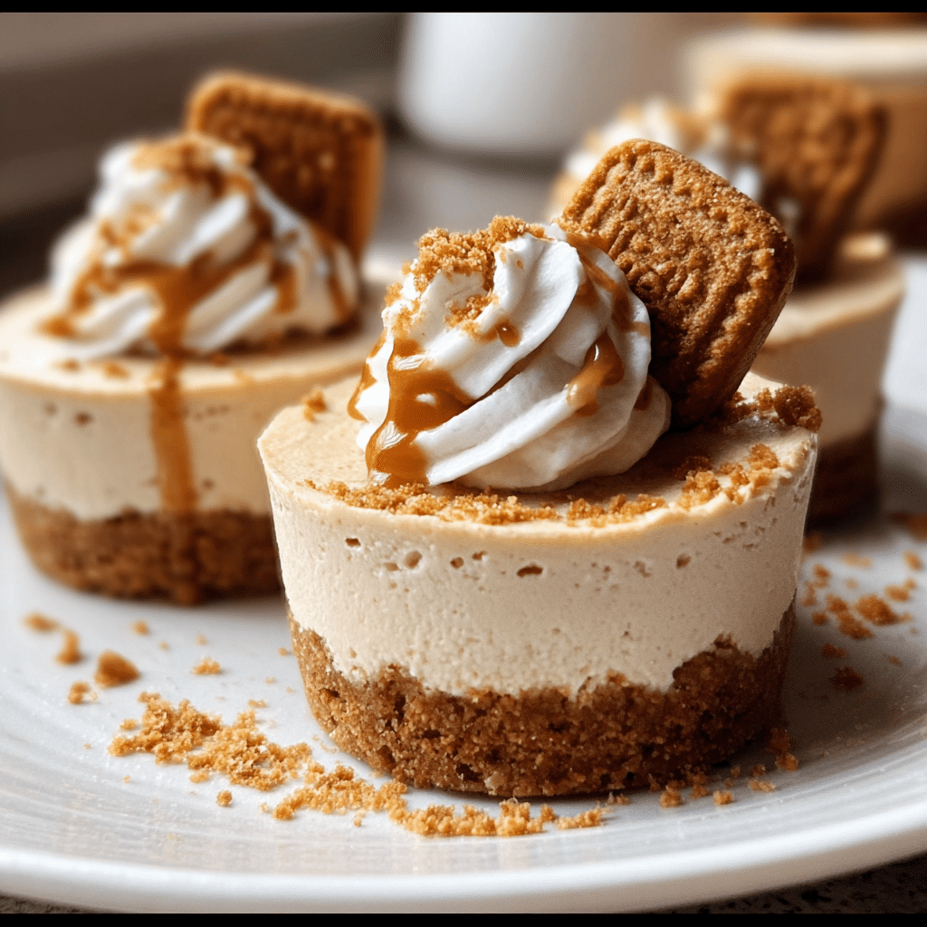 No Bake Mini Biscoff Cheesecakes 2