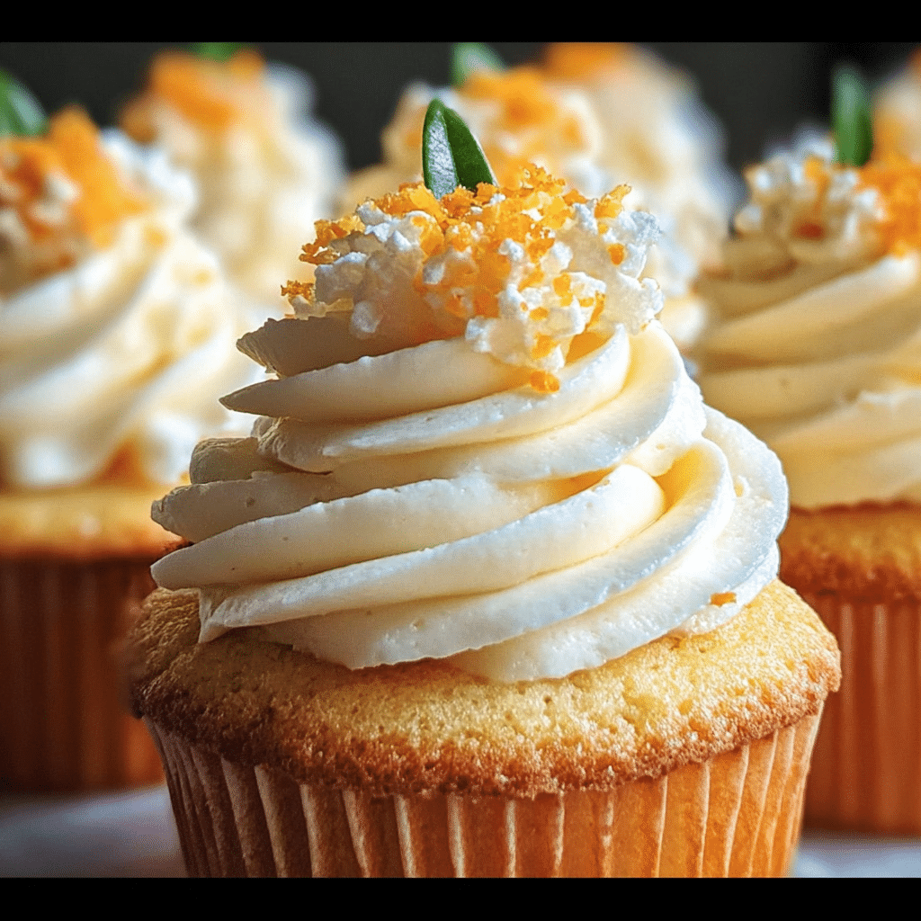 Orange Blossom Cupcakes With Vanilla Bean Buttercream 2