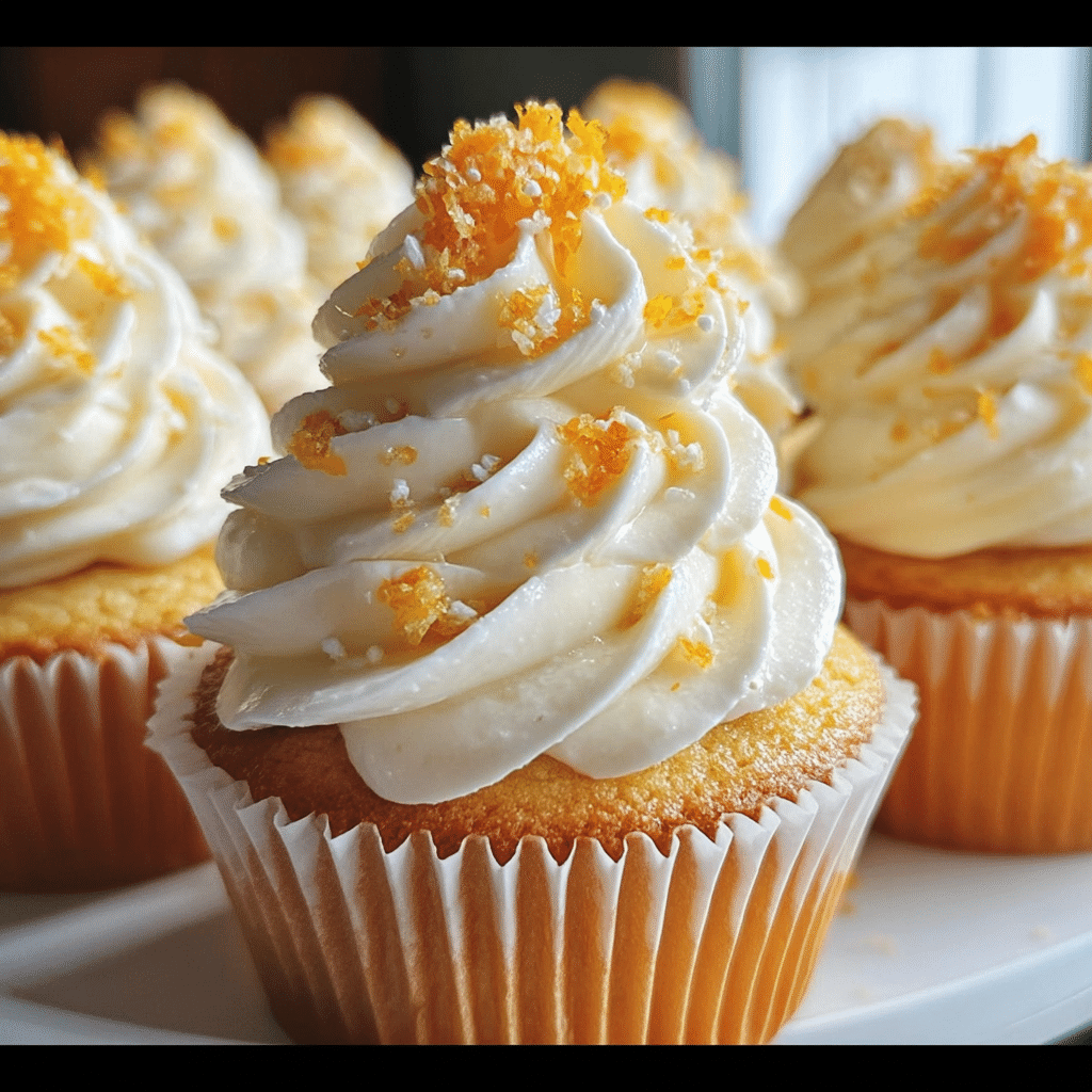 Orange Blossom Cupcakes With Vanilla Bean Buttercream 3