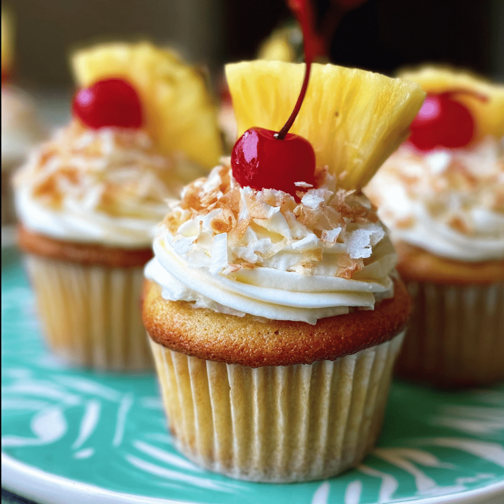Pina Colada Cupcakes