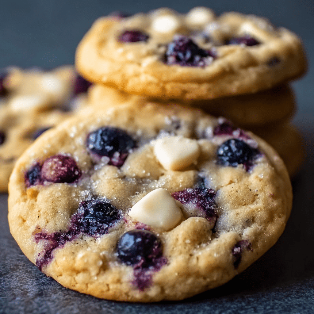Soft Blueberry Cheesecake Cookies 3