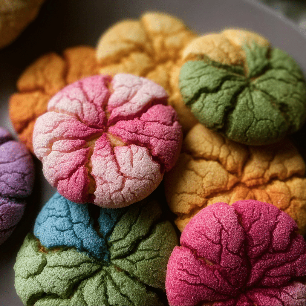 Springtime Crinkle Cookies