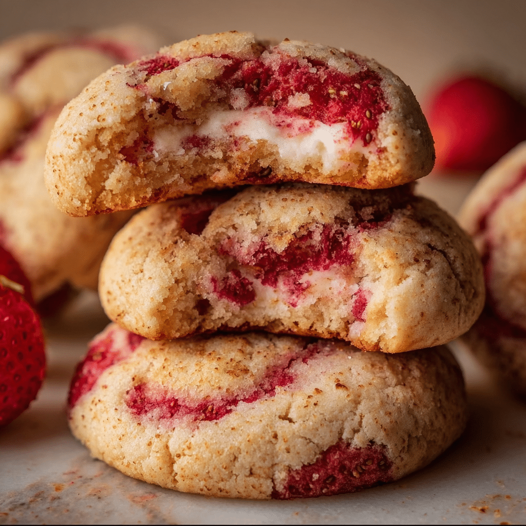 Strawberry Cheesecake Cookies 3