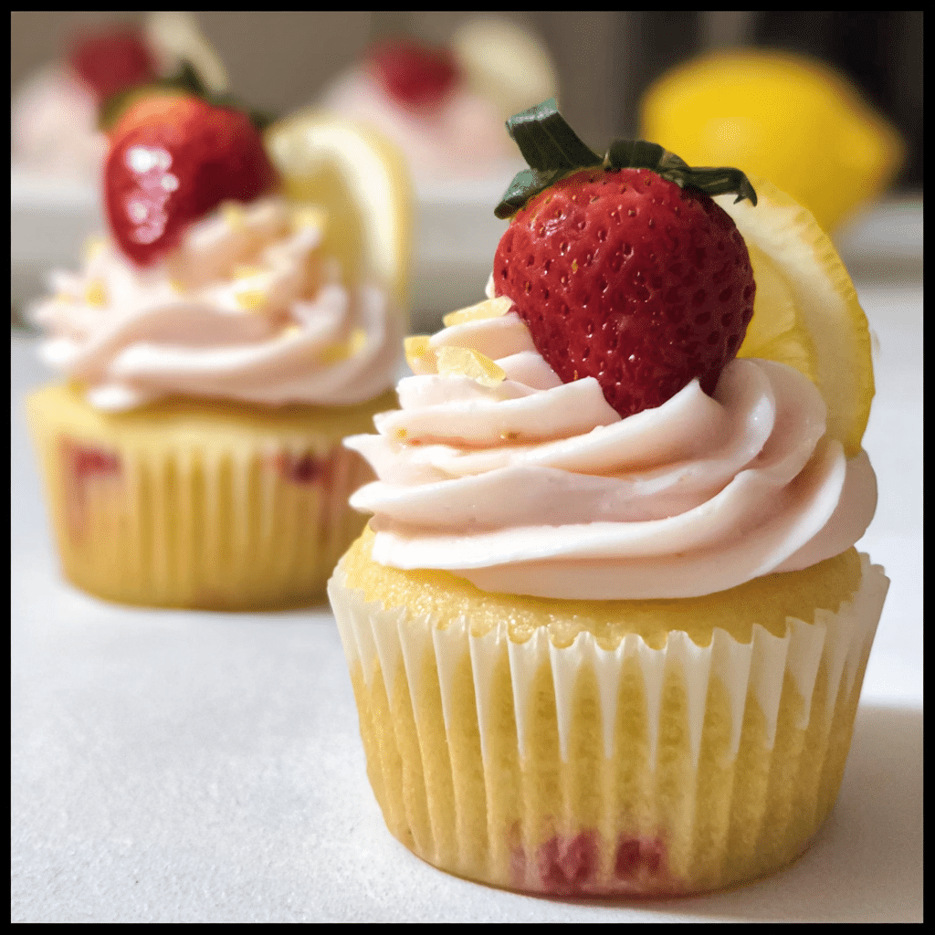 Strawberry Lemon Cupcakes