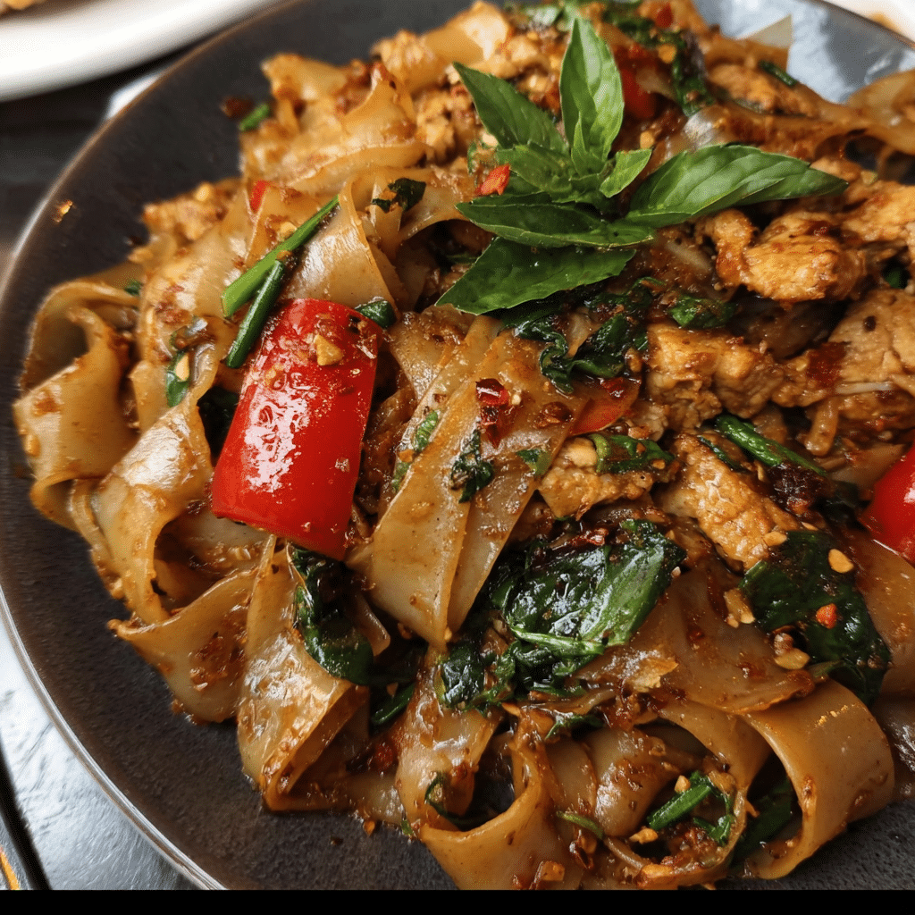 Street Style Thai Drunken Noodles