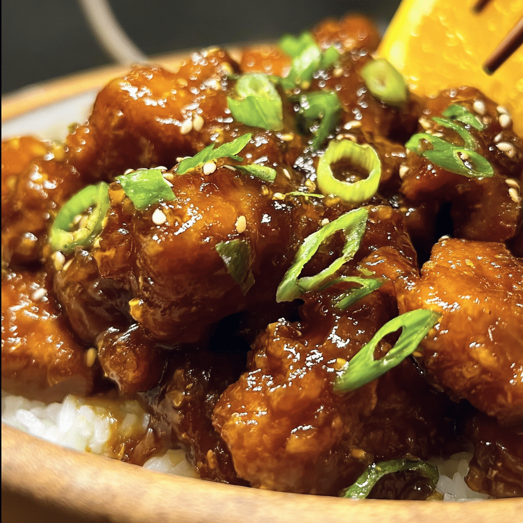 Asian Crockpot Orange Chicken