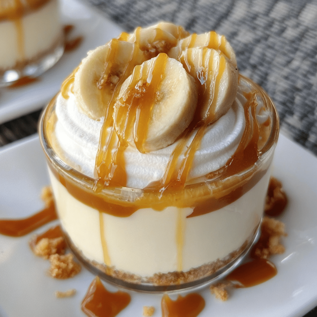 Banana Caramel Cream Dessert