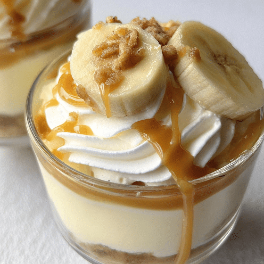 Banana Caramel Cream Dessert