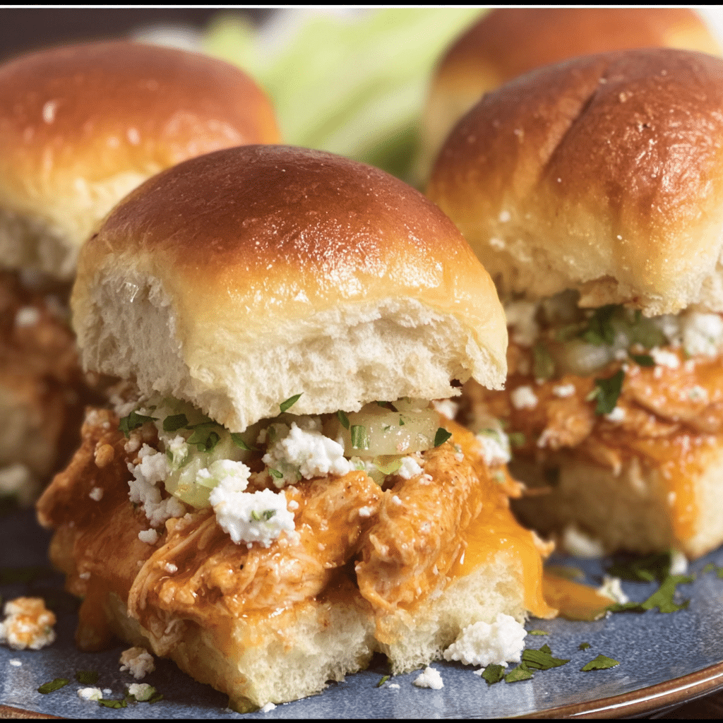Buffalo Chicken Sliders