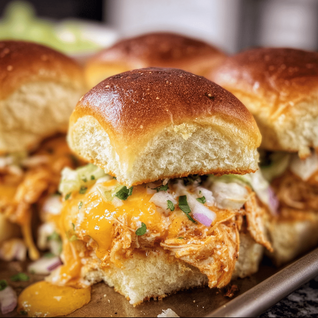 Buffalo Chicken Sliders