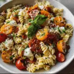 Delicious Bruschetta Pasta Salad