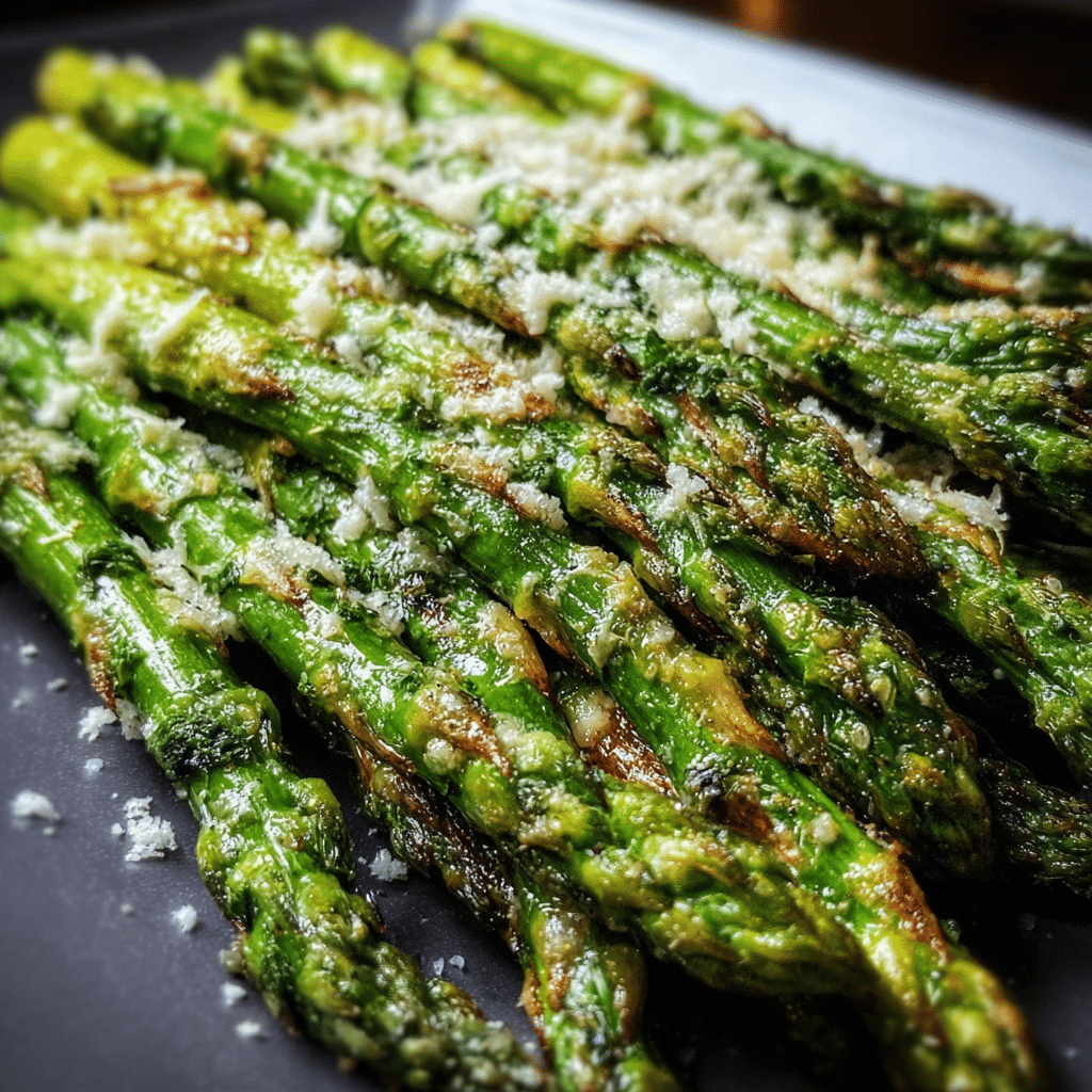 Garlic Parmesan Roasted Asparagus
