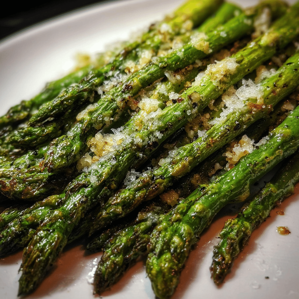 Garlic Parmesan Roasted Asparagus