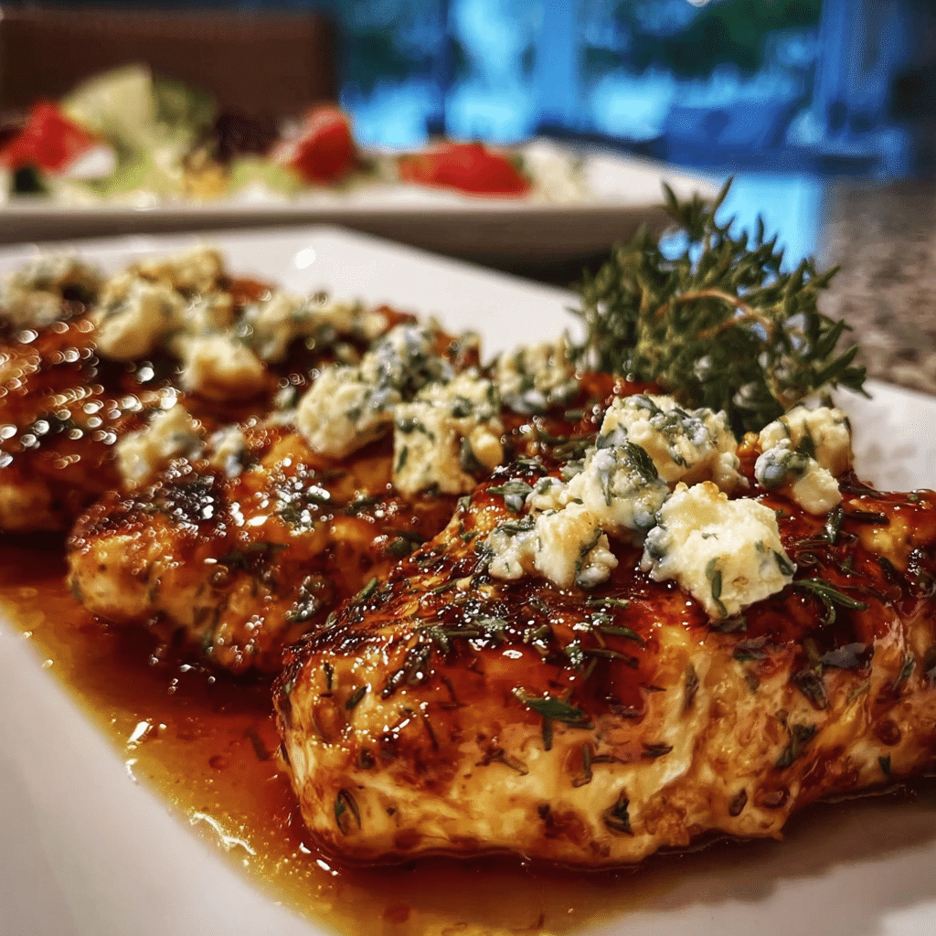 Hot Honey Infused Feta Chicken