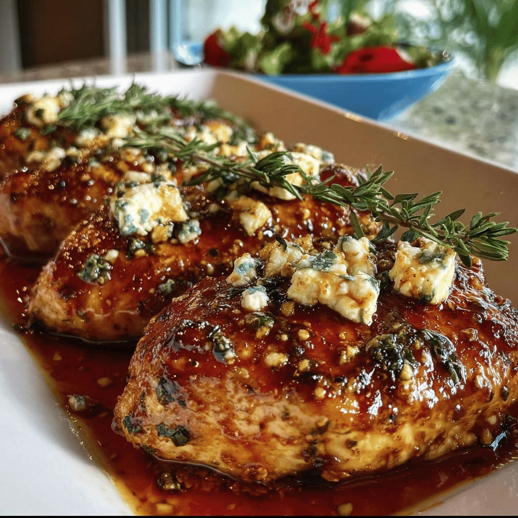Hot Honey Infused Feta Chicken