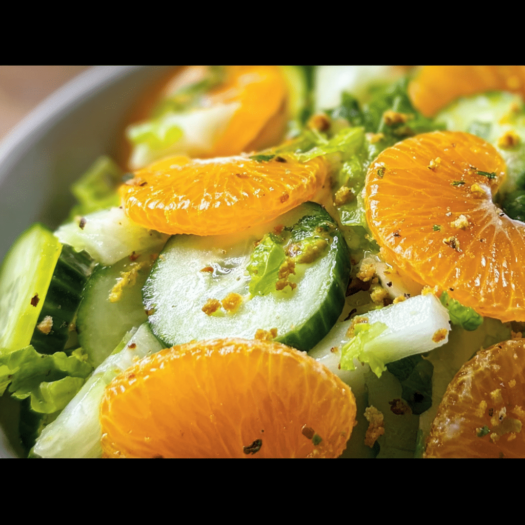 Irish Clementine Cucumber Salad