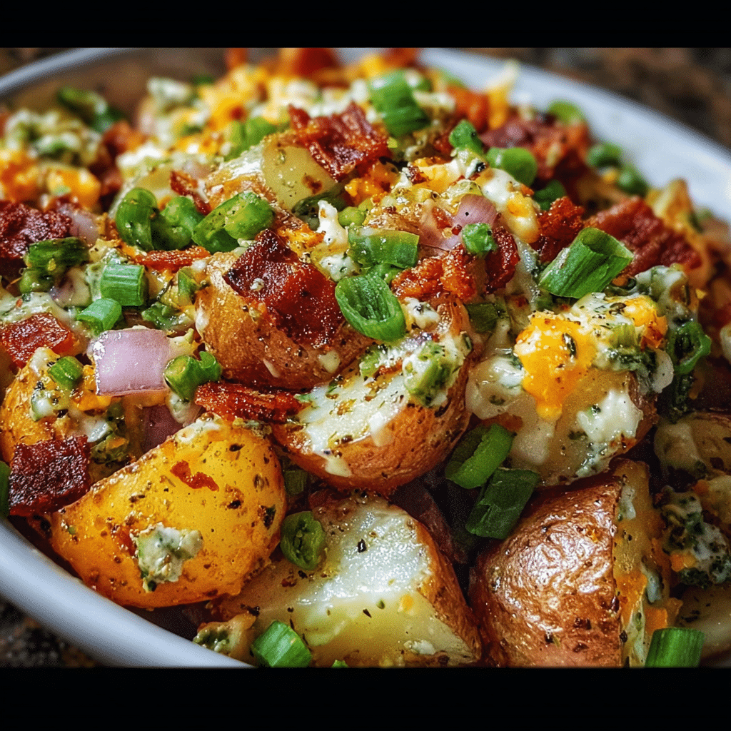 Jalapeño Popper Roasted Potato Salad