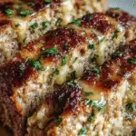 Juicy Garlic Parmesan Chicken Meatloaf
