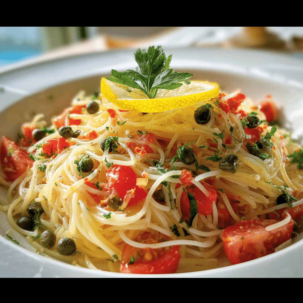 Lemon Capellini Salad