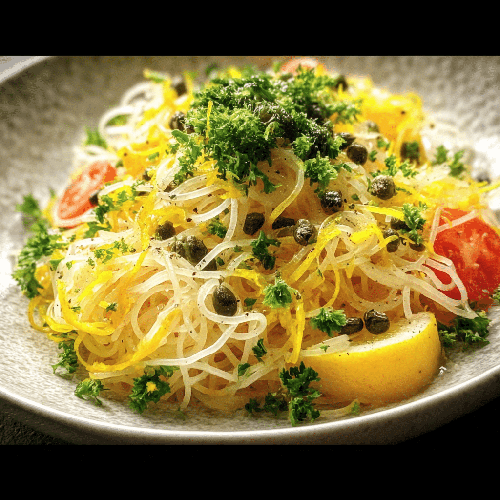 Lemon Capellini Salad