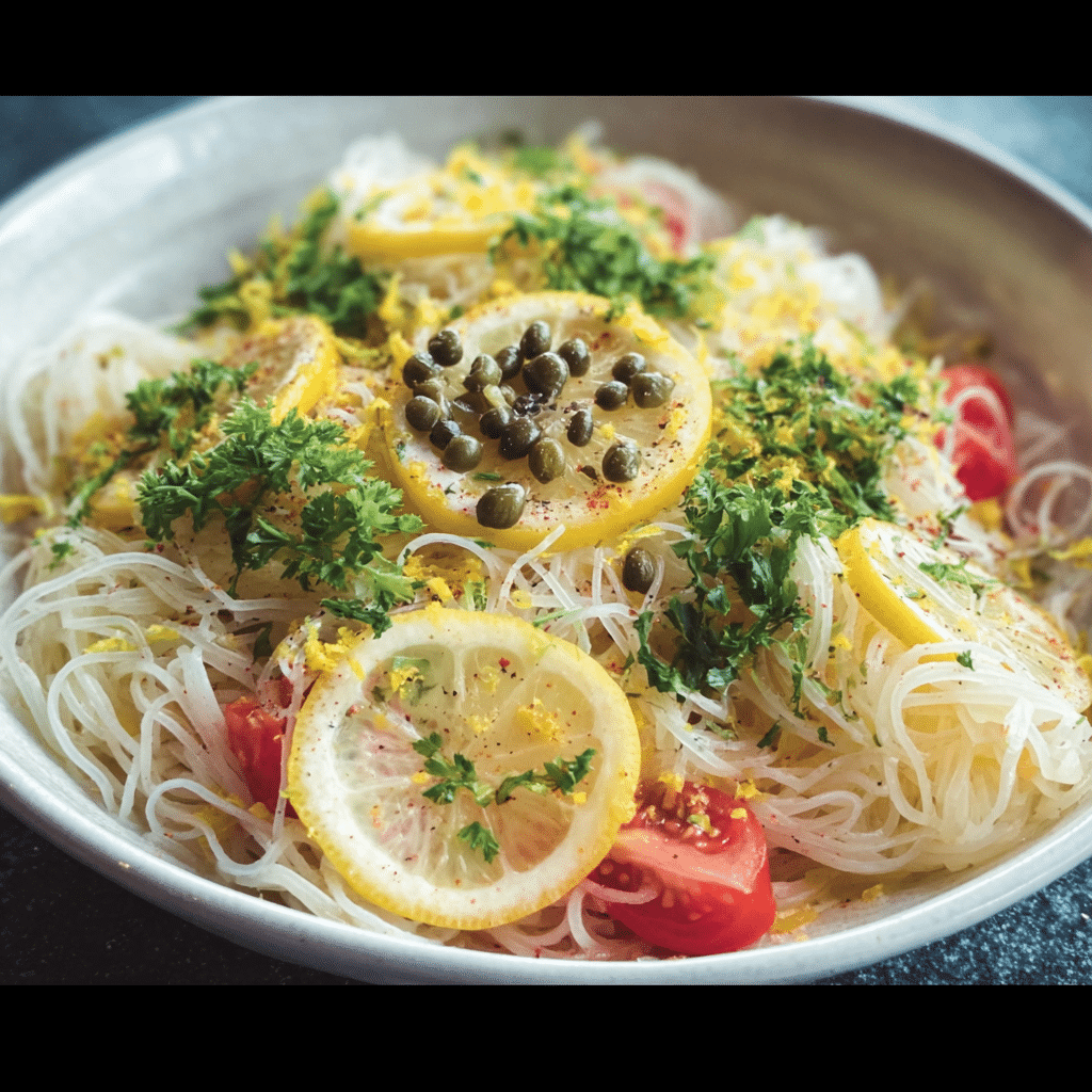 Lemon Capellini Salad