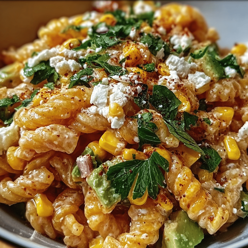 Mexican Street Corn Pasta Salad