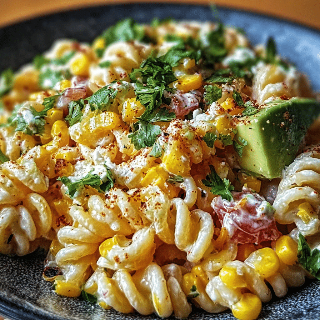 Mexican Street Corn Pasta Salad