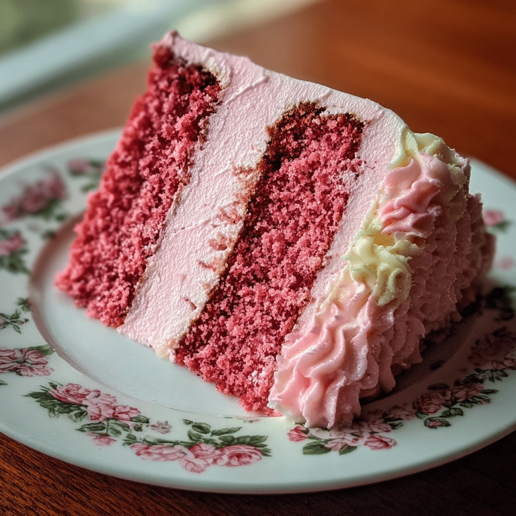 Mother'S Day Pink Velvet Cake