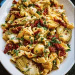 Pasta Salad With Sun Dried Tomatoes And Artichoke Hearts
