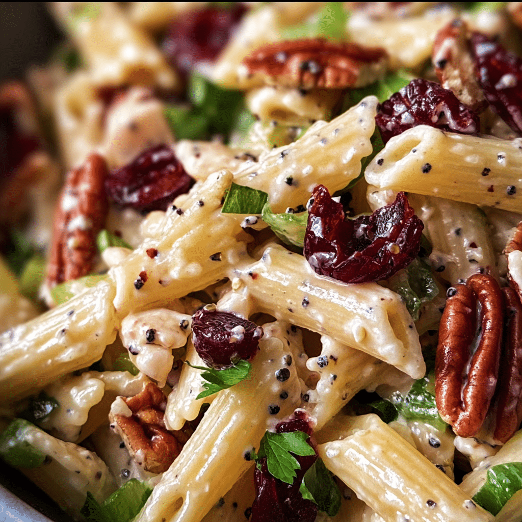 Pecan Cranberry Pasta Salad