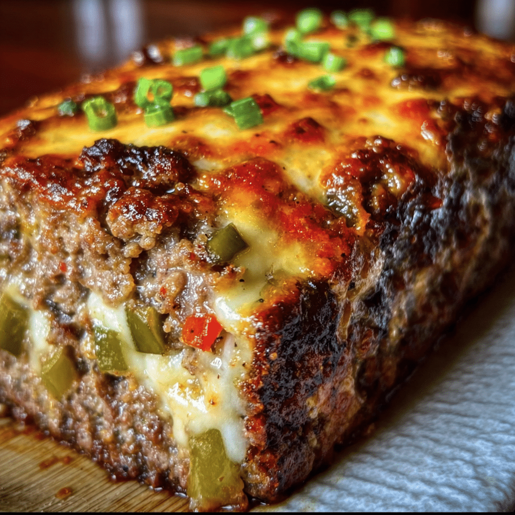 Philly Cheesesteak Meatloaf